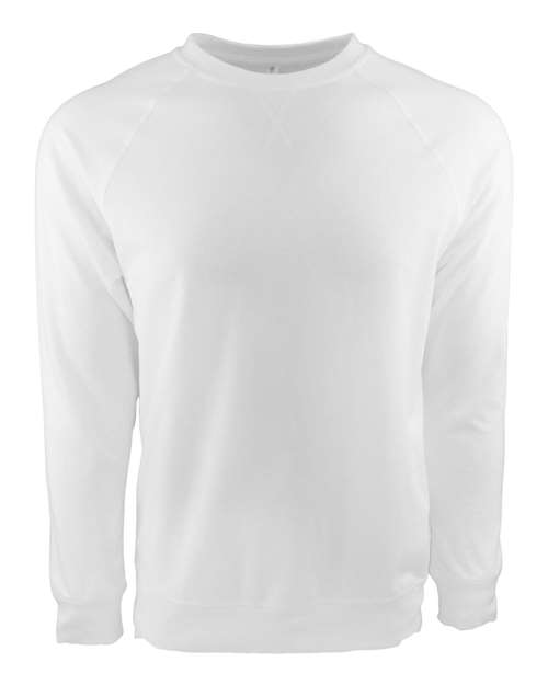 Unisex Laguna Raglan Crewneck Sweatshirt Next Level 9000