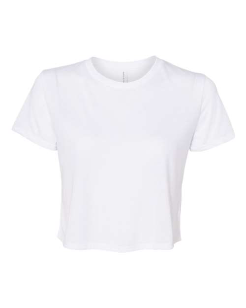 Women’s Flowy Crop Tee BELLA + CANVAS 8882 - NeoInk Transfers