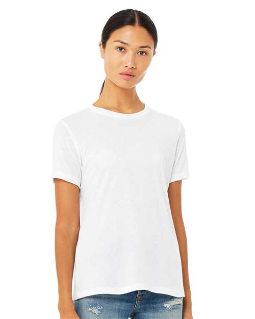 Women’s Relaxed Fit Heather CVC Tee BELLA + CANVAS 6400CVC - NeoInk Transfers