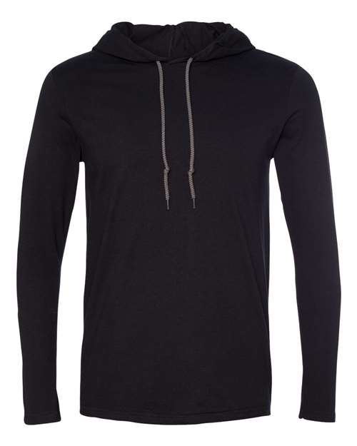 Unisex Softstyle® Lightweight Hooded Long Sleeve T-Shirt Gildan 987