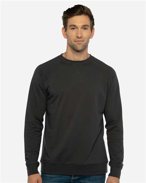 Unisex Laguna Raglan Crewneck Sweatshirt Next Level 9000