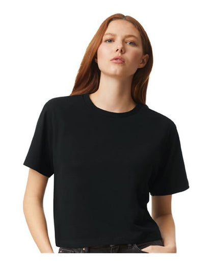 Women's Fine Jersey Mid-Length Boxy Tee American Apparel 102