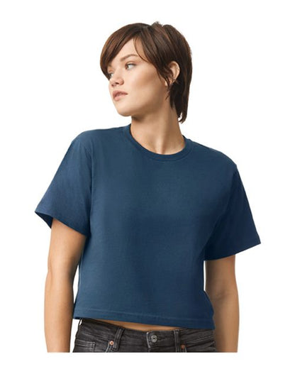 Women's Fine Jersey Mid-Length Boxy Tee American Apparel 102