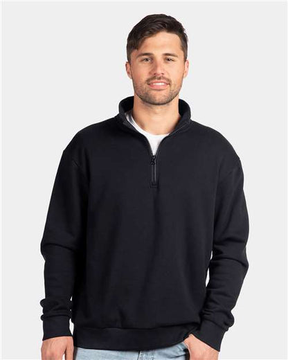 Unisex Fleece Quarter-Zip Pullover Next Level 9643