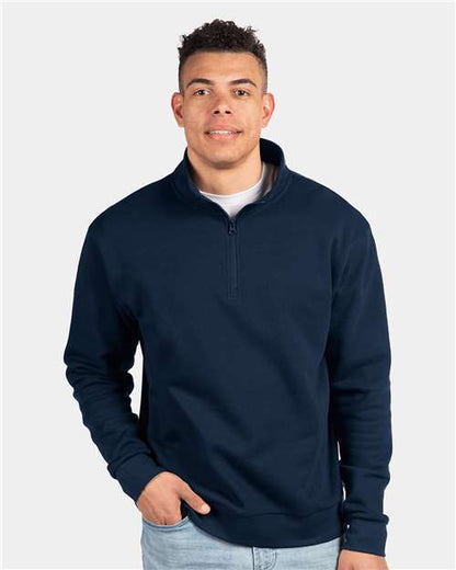 Unisex Fleece Quarter-Zip Pullover Next Level 9643