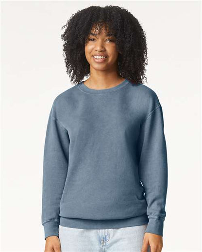 Unisex Garment-Dyed Lightweight Crewneck Sweatshirt Comfort Colors 1466