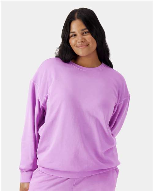 Unisex Garment-Dyed Lightweight Crewneck Sweatshirt Comfort Colors 1466