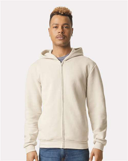 Unisex ReFlex Fleece Full-Zip Hoodie Sweatshirt American Apparel RF497