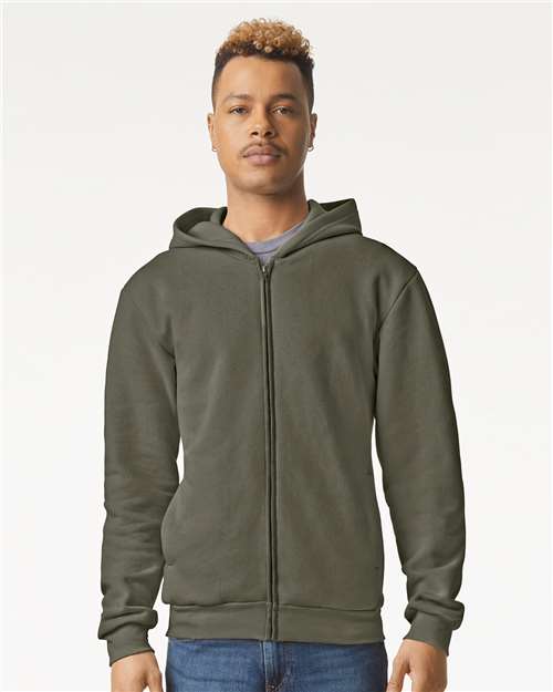 Unisex ReFlex Fleece Full-Zip Hoodie Sweatshirt American Apparel RF497