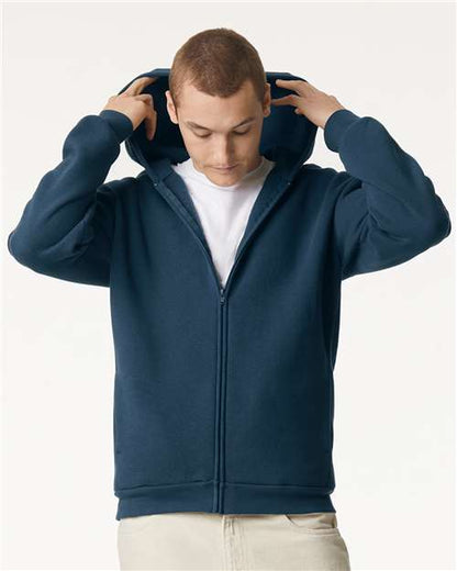 Unisex ReFlex Fleece Full-Zip Hoodie Sweatshirt American Apparel RF497