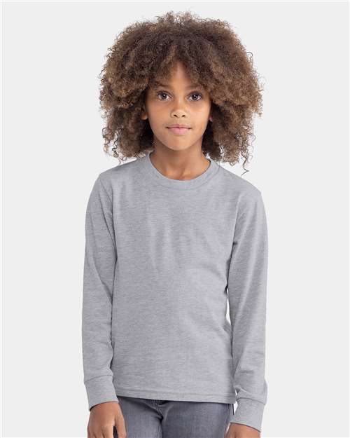 Youth Cotton Long Sleeve Tee Next Level 3311