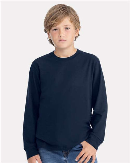 Youth Cotton Long Sleeve Tee Next Level 3311