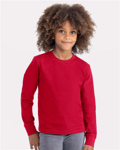 Youth Cotton Long Sleeve Tee Next Level 3311
