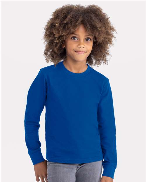 Youth Cotton Long Sleeve Tee Next Level 3311