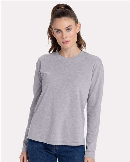 Women's Cotton Relaxed Long Sleeve Tee Next Level 3911