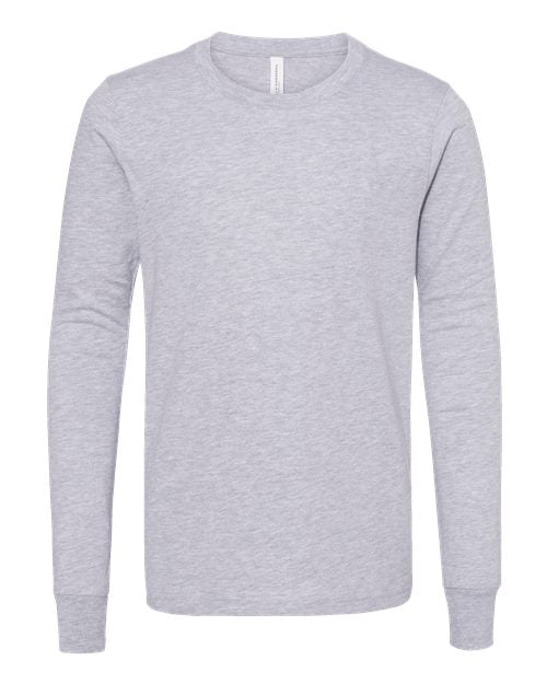 Youth Heather CVC Long Sleeve Tee Bella + Canvas 3501YCVC
