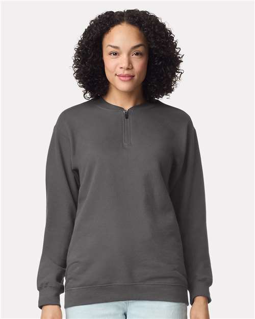 Unisex Softstyle® Midweight Quarter-Zip Sweatshirt Gildan SF008