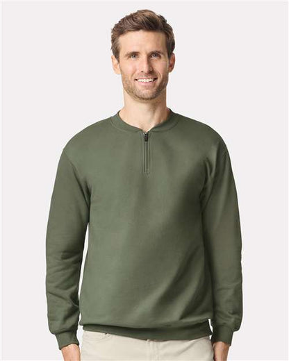 Unisex Softstyle® Midweight Quarter-Zip Sweatshirt Gildan SF008
