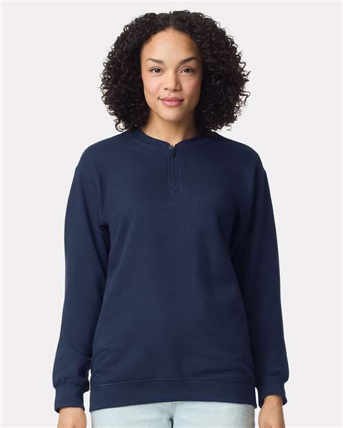 Unisex Softstyle® Midweight Quarter-Zip Sweatshirt Gildan SF008