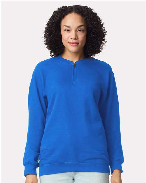 Unisex Softstyle® Midweight Quarter-Zip Sweatshirt Gildan SF008