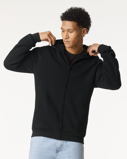 Unisex ReFlex Fleece Full-Zip Hoodie Sweatshirt American Apparel RF497