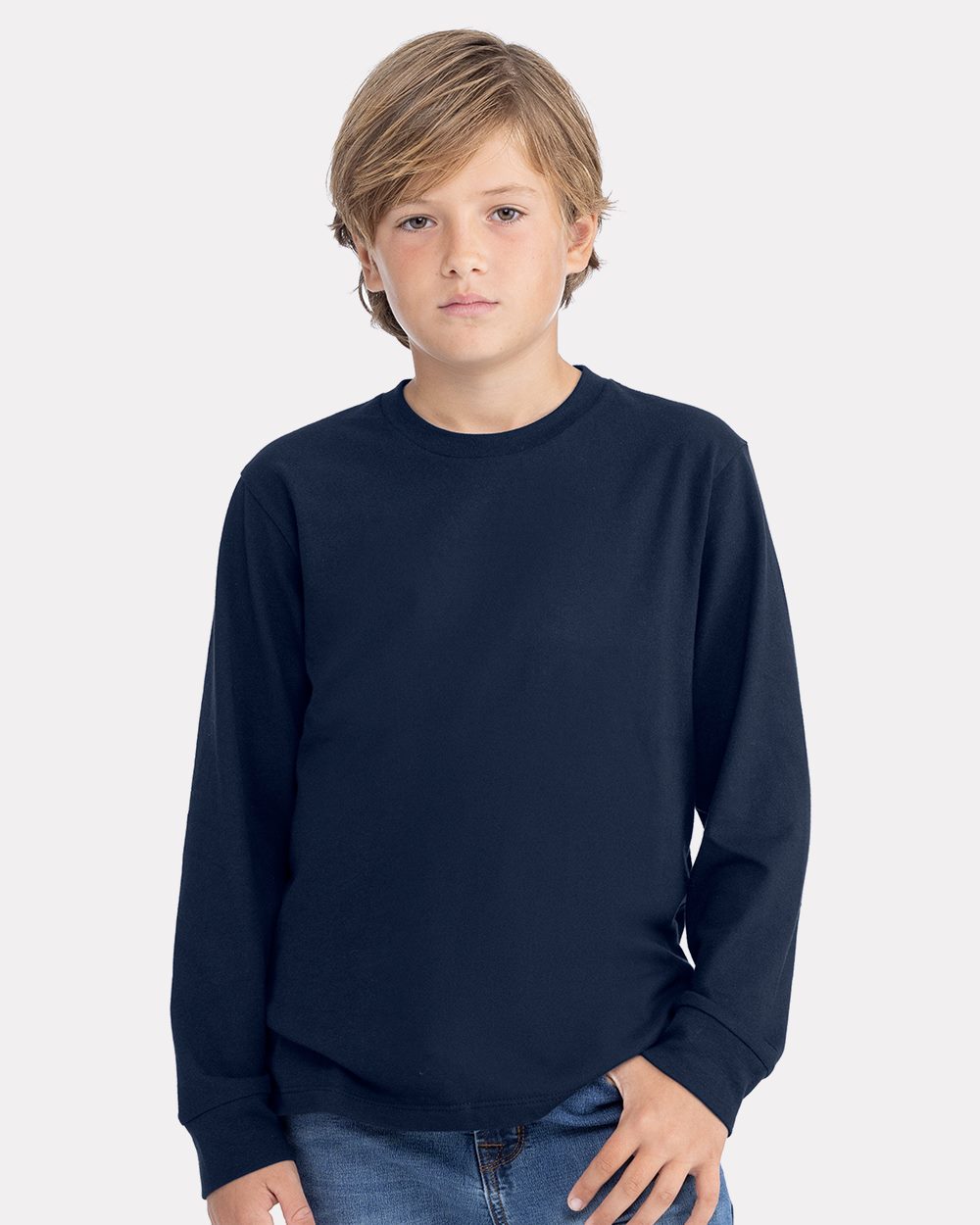 Youth Cotton Long Sleeve Tee Next Level 3311