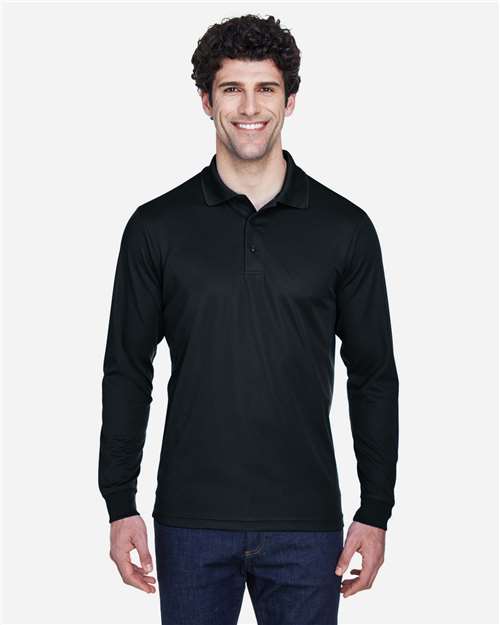 Men's Pinnacle Performance Long Sleeve Piqué Polo CORE365 88192 - NeoInk Transfers