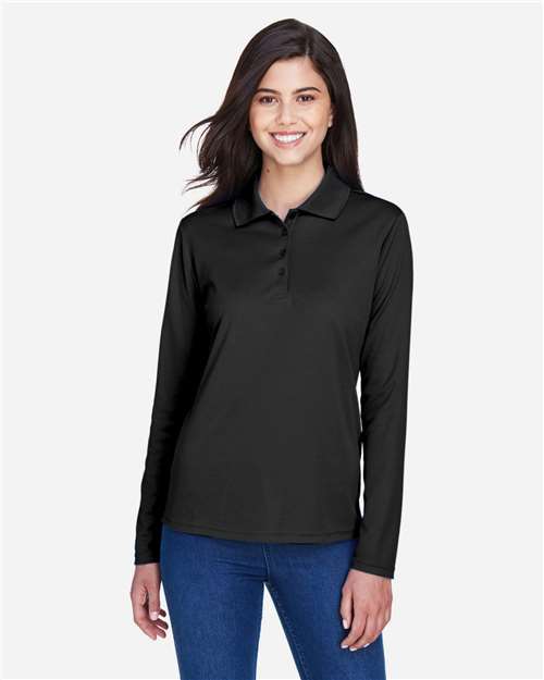 Women's Pinnacle Performance Long Sleeve Piqué Polo CORE365 78192