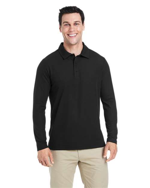 Men's Fusion ChromaSoft™ Long Sleeve Pique Polo CORE365 CE112L