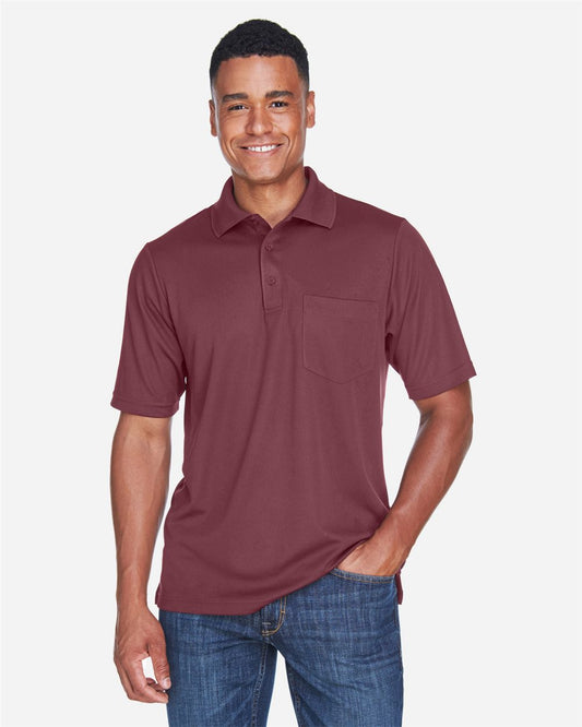 Men's Origin Performance Piqué Polo with Pocket CORE365 88181P