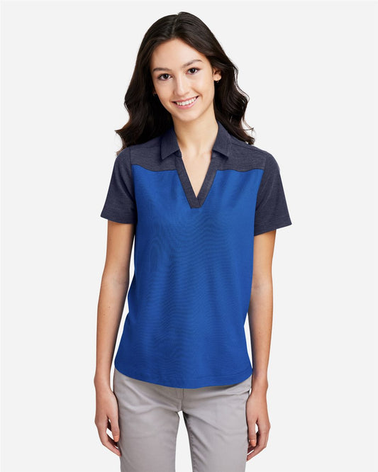Women's Fusion ChromaSoft™ Colorblock Polo CORE365 CE112CW - NeoInk Transfers