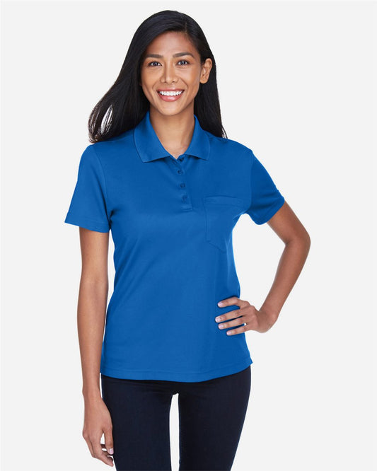 Women's Origin Performance Piqué Polo with Pocket CORE365 78181P - NeoInk Transfers