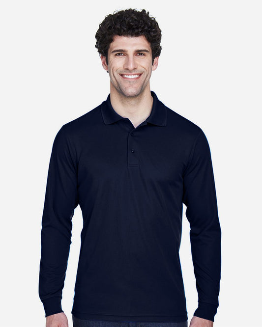 Men's Tall Pinnacle Performance Long Sleeve Piqué Polo CORE365 88192T