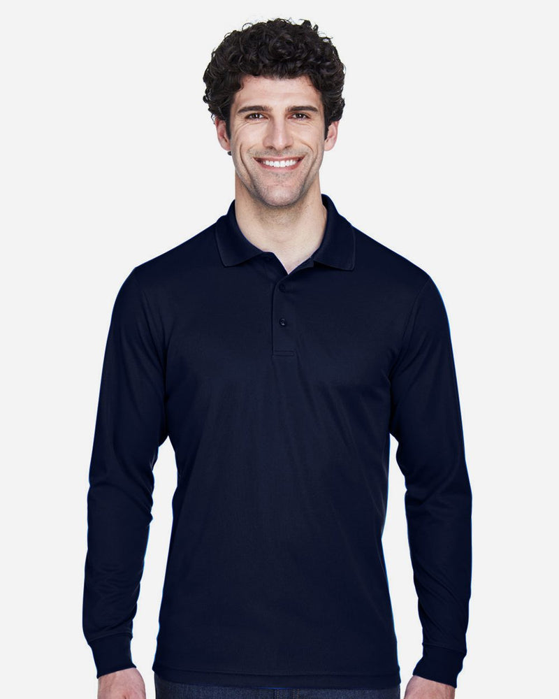 Men's Tall Pinnacle Performance Long Sleeve Piqué Polo CORE365 88192T