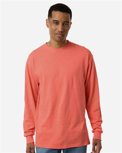 Unisex Gold Soft Touch Long Sleeve T-Shirt M&O 4820