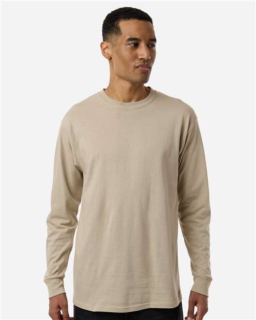 Unisex Gold Soft Touch Long Sleeve T-Shirt M&O 4820