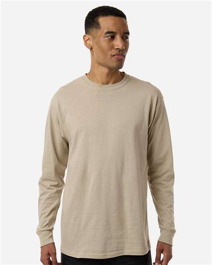 Unisex Gold Soft Touch Long Sleeve T-Shirt M&O 4820