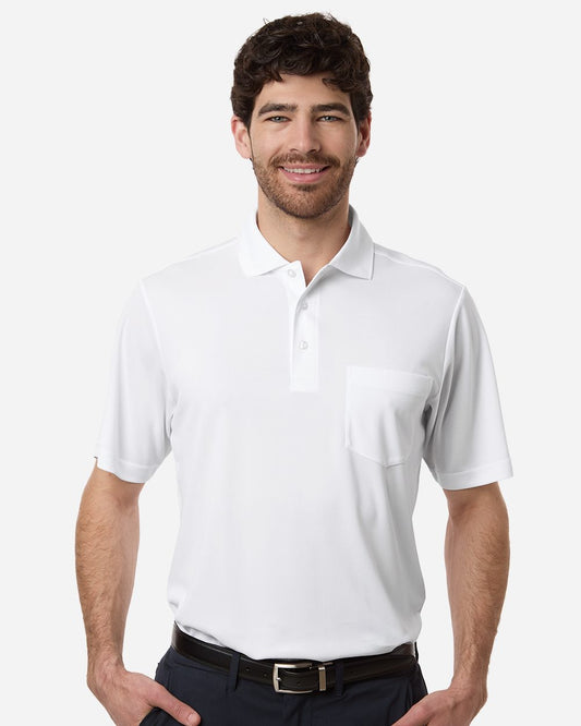 Men's Nova Performance Pique Pocket Polo CORE365 CE108P - NeoInk Transfers
