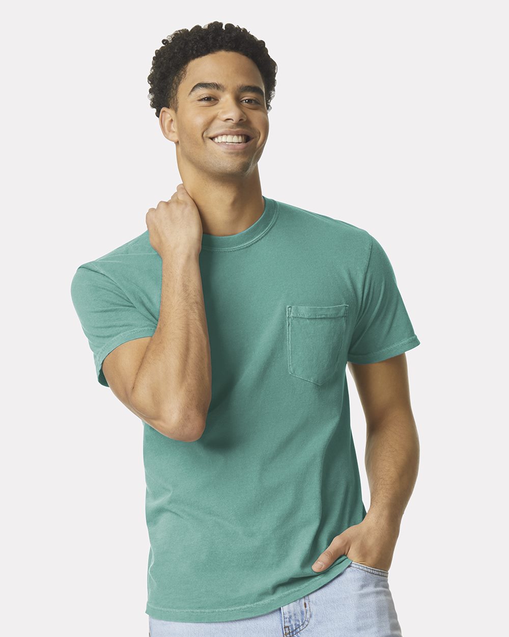 Unisex Garment-Dyed Heavyweight Pocket T-Shirt Comfort Colors 6030