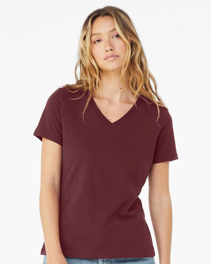 Women’s Relaxed Jersey V-Neck Tee BELLA + CANVAS 6405