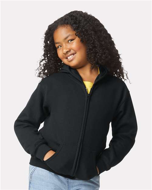 Youth Heavy Blend™ Full-Zip Hooded Sweatshirt Gildan 18600B