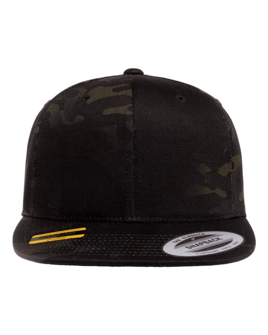 Premium Flat Bill Snapback Cap YP Classics 6089M
