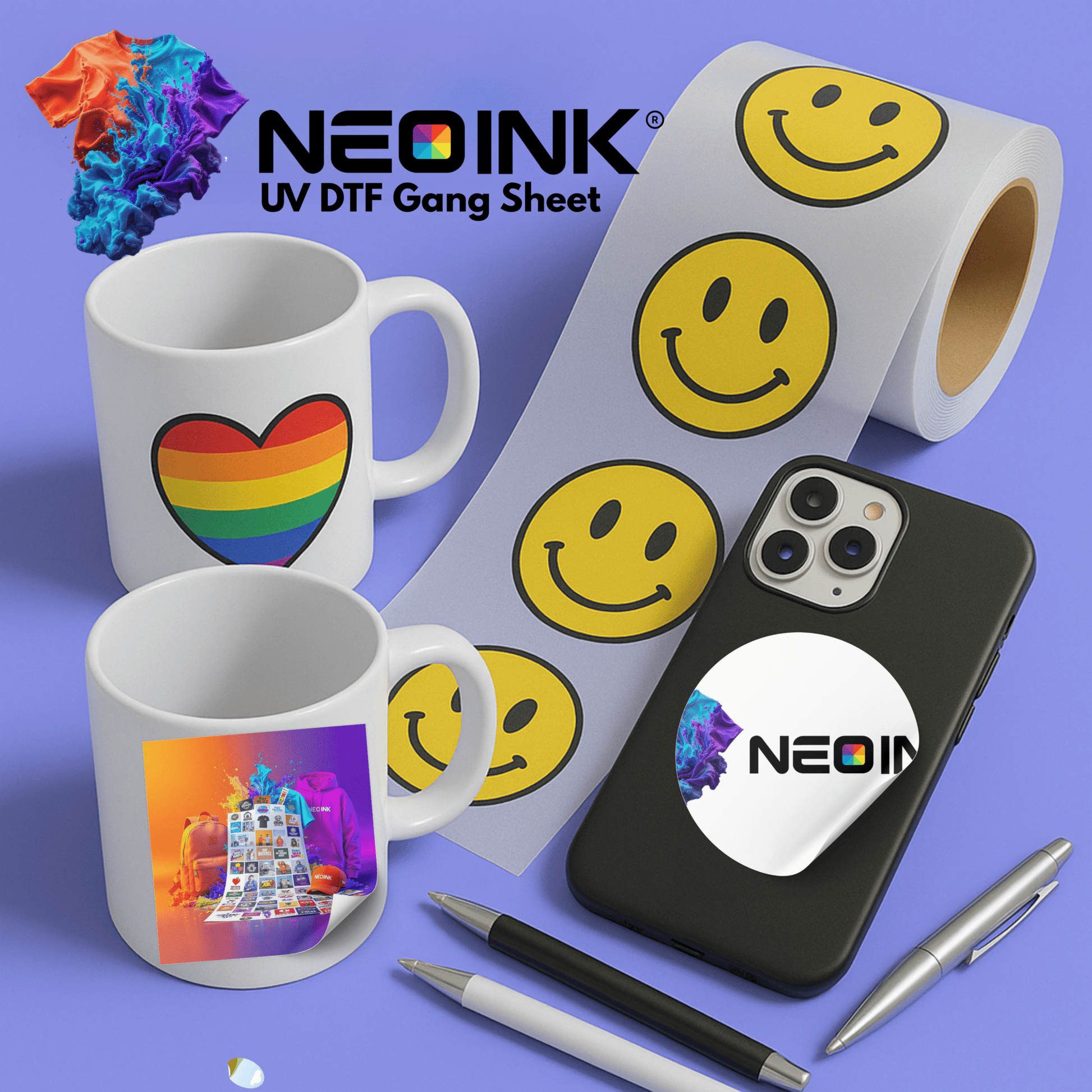 UV DTF Gang Sheet Builder - NeoInk Transfers