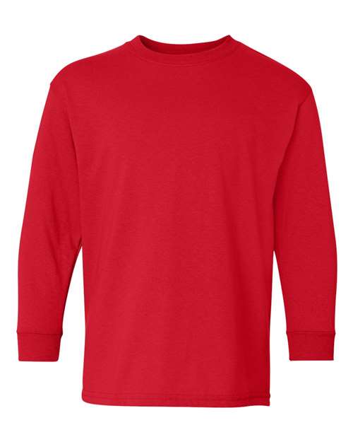 Youth Heavy Cotton™ Long Sleeve T-Shirt Gildan 5400B - NeoInk Transfers