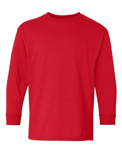 Youth Heavy Cotton™ Long Sleeve T-Shirt Gildan 5400B - NeoInk Transfers