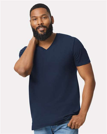 Unisex Softstyle® V-Neck T-Shirt Gildan 64V00 - NeoInk Transfers