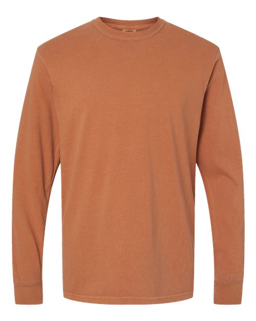 Unisex Garment-Dyed Heavyweight Long Sleeve T-Shirt Comfort Colors 6014