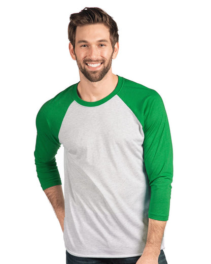 Unisex Triblend Three-Quarter Raglan Tee Next Level 6051