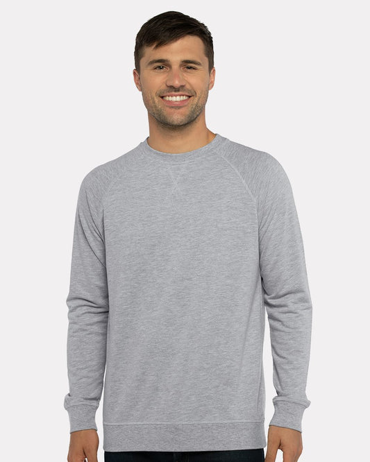 Unisex Laguna Raglan Crewneck Sweatshirt Next Level 9000