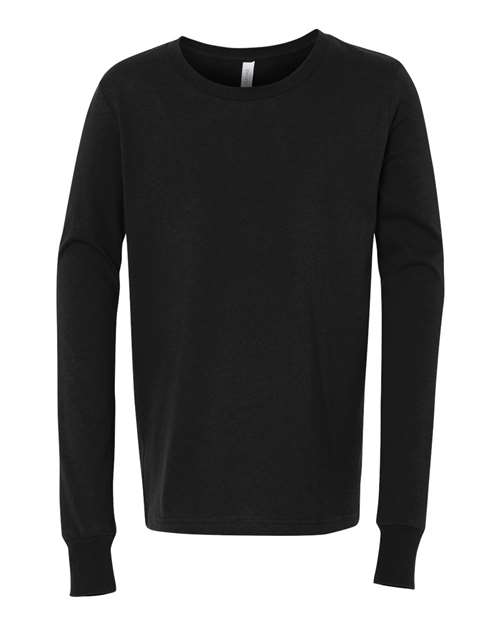 Youth Jersey Long Sleeve Tee 3501Y Bella + Canvas 3501Y